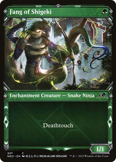 Fang of Shigeki (Showcase Ninja) [Kamigawa: Neon Dynasty]-1