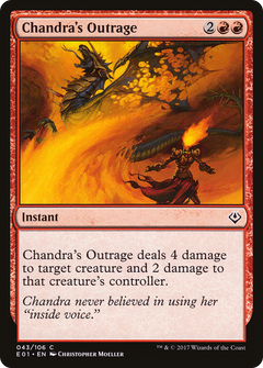 Chandra's Outrage [Archenemy: Nicol Bolas]-1