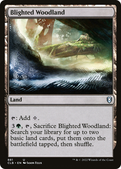 Blighted Woodland [Commander Legends: Battle for Baldur's Gate]-1