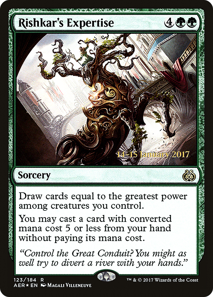 Rishkar's Expertise [Aether Revolt Prerelease Promos]-1