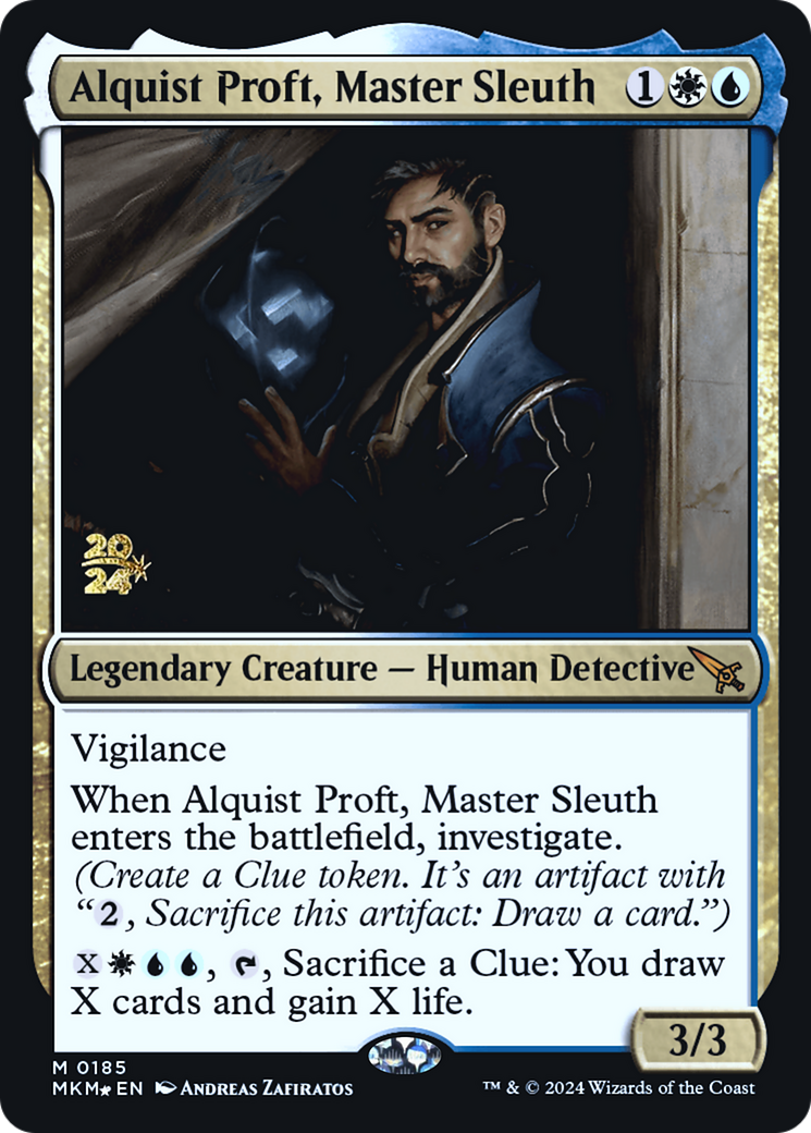 Alquist Proft, Master Sleuth [Murders at Karlov Manor Prerelease Promos]-1