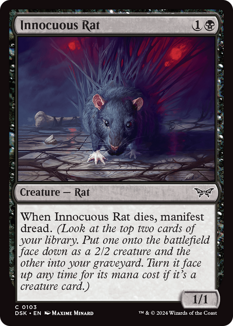 Innocuous Rat [Duskmourn: House of Horror]-1