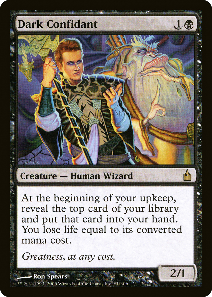 Dark Confidant [Ravnica: City of Guilds]-1