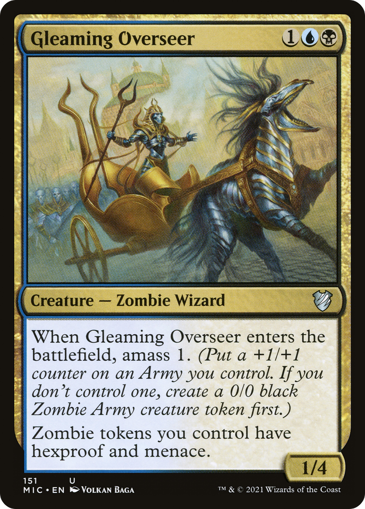 Gleaming Overseer [Innistrad: Midnight Hunt Commander]-1