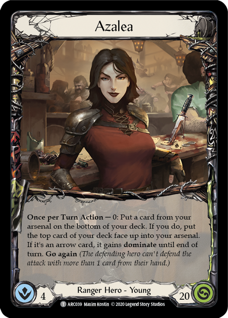 Azalea // Kano, Dracai of Aether [U-ARC039 // U-ARC113] (Arcane Rising Unlimited)-1