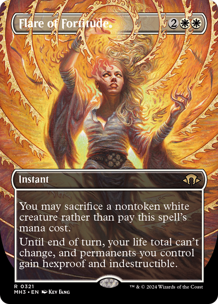 Flare of Fortitude (Borderless) [Modern Horizons 3]-1
