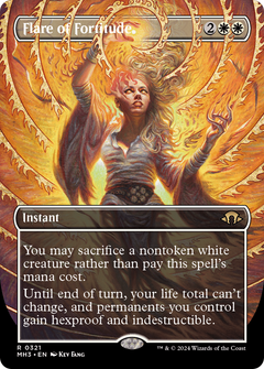 Flare of Fortitude (Borderless) [Modern Horizons 3]-1