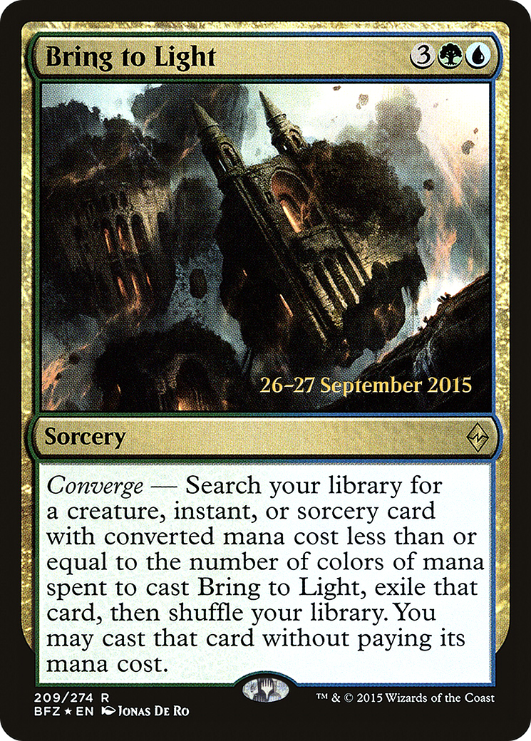 Bring to Light [Battle for Zendikar Prerelease Promos]-1