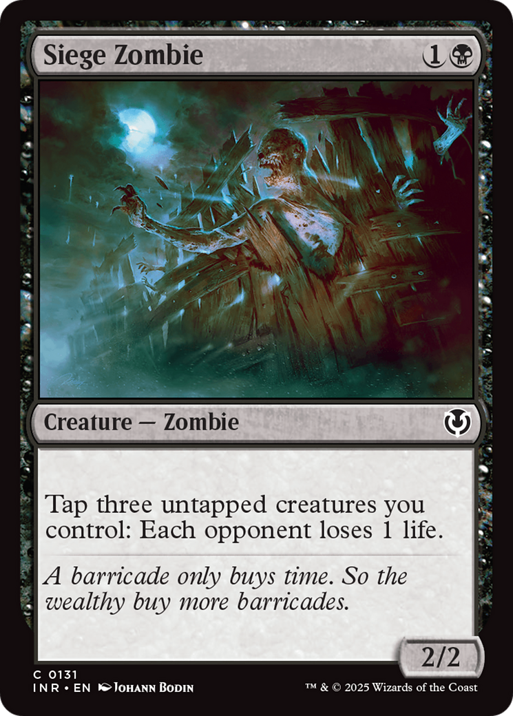Siege Zombie [Innistrad Remastered]-1