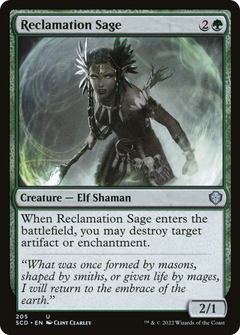 Reclamation Sage [Starter Commander Decks]-1