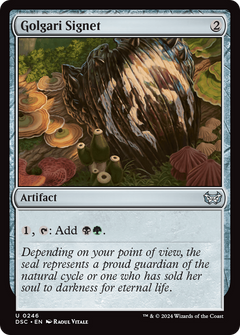 Golgari Signet [Duskmourn: House of Horror Commander]-1