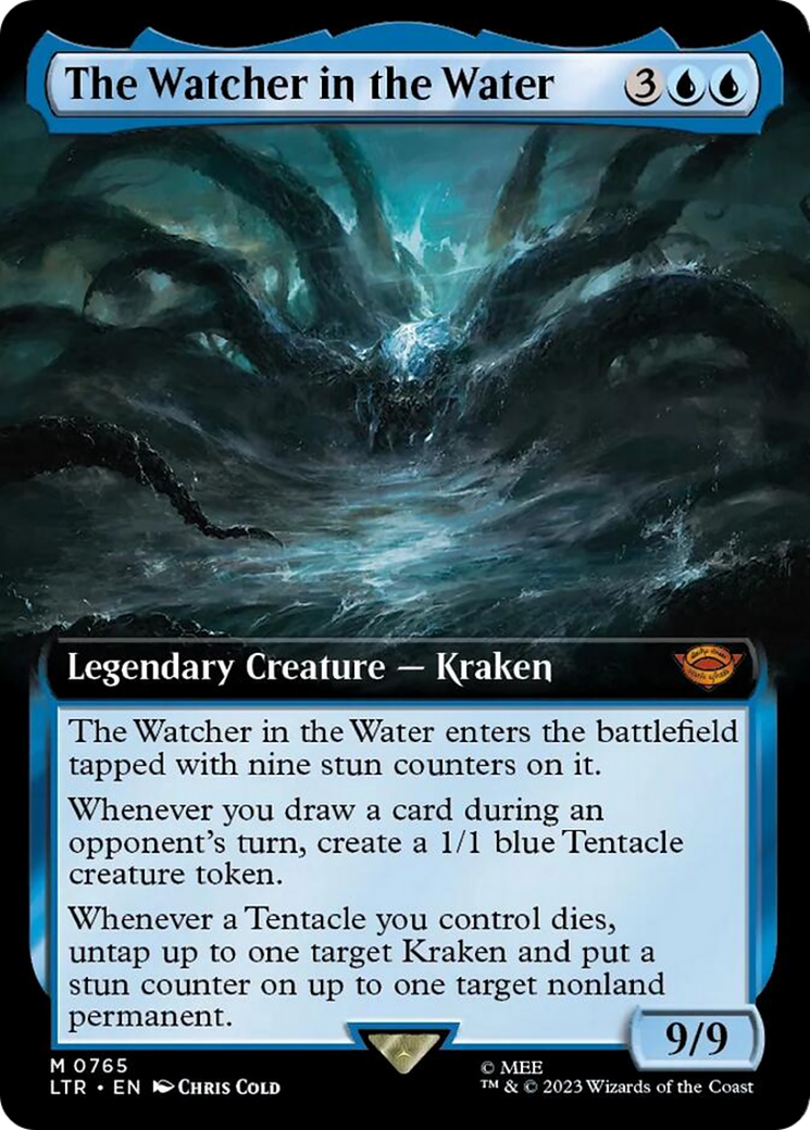 The Watcher in the Water (Extended Art) (Surge Foil) [The Lord of the Rings: Tales of Middle-Earth]-1