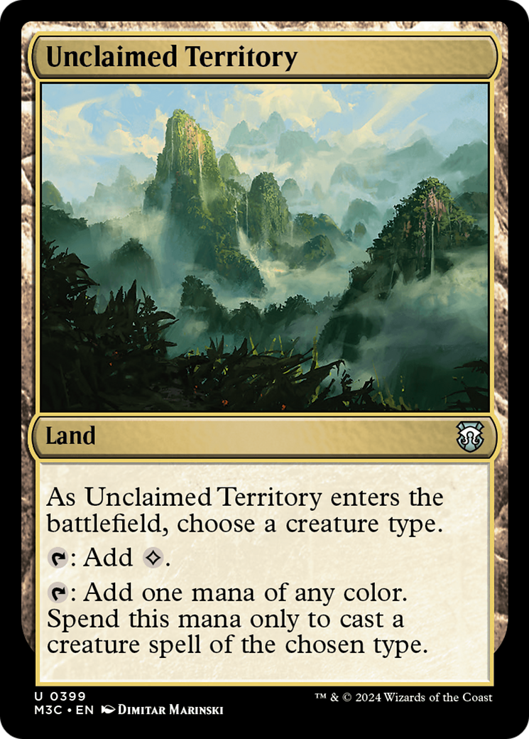 Unclaimed Territory (M3C-399) - Modern Horizons 3 Commander-1
