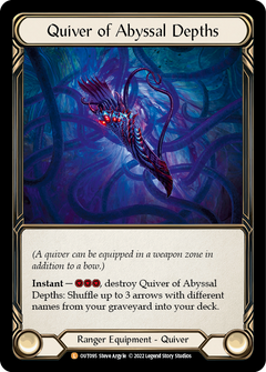 Quiver of Abyssal Depths [OUT095] (Outsiders)  Cold Foil-2