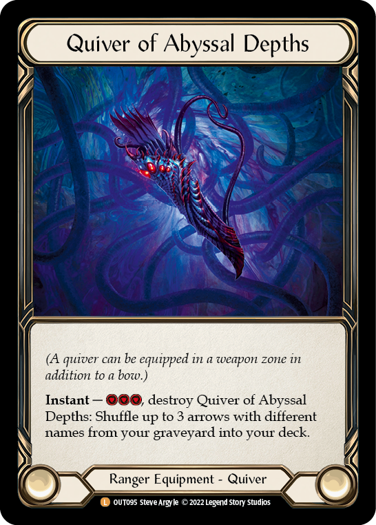 Quiver of Abyssal Depths [OUT095] (Outsiders)  Cold Foil-1