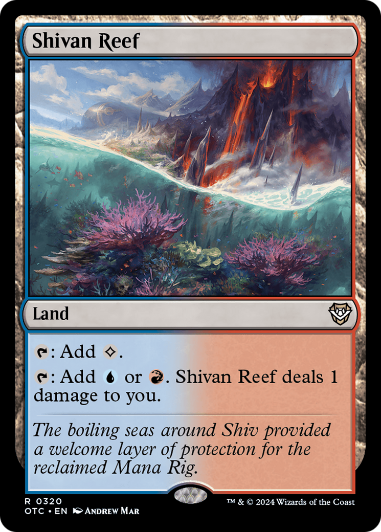 Shivan Reef [Outlaws of Thunder Junction Commander]-1