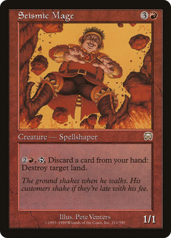 Seismic Mage [Mercadian Masques]-1