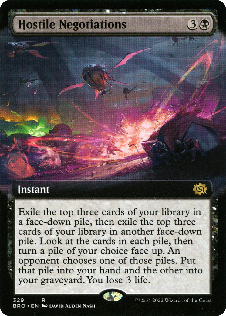 Hostile Negotiations (Extended Art) [The Brothers' War]-1