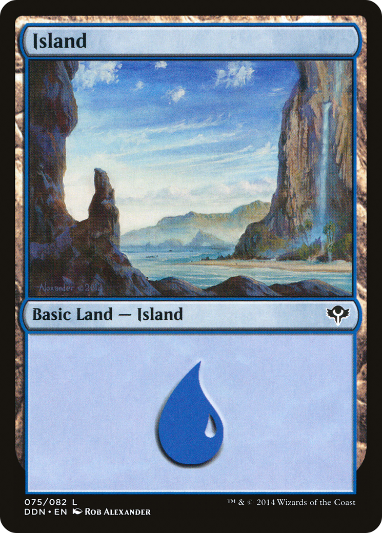Island (75) [Duel Decks: Speed vs. Cunning]-1