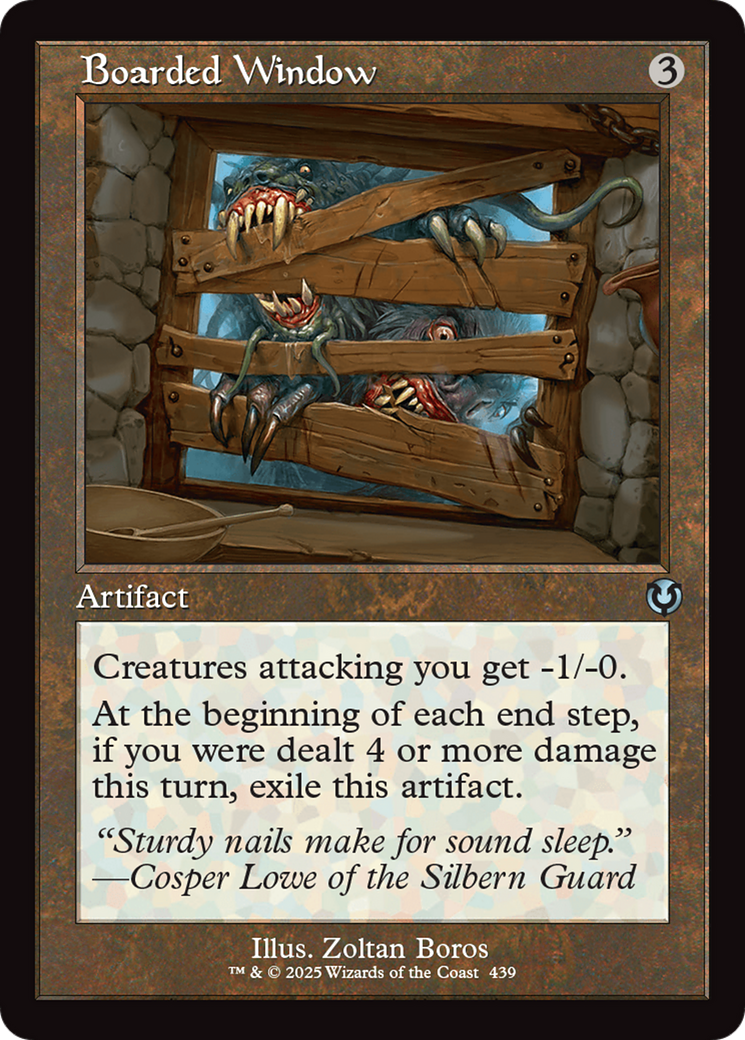 Boarded Window (Retro Frame) [Innistrad Remastered]-1
