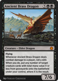 Ancient Brass Dragon (HBG-141) - Alchemy Horizons: Baldur's Gate-1