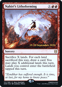 Nahiri's Lithoforming [Zendikar Rising Prerelease Promos]-1