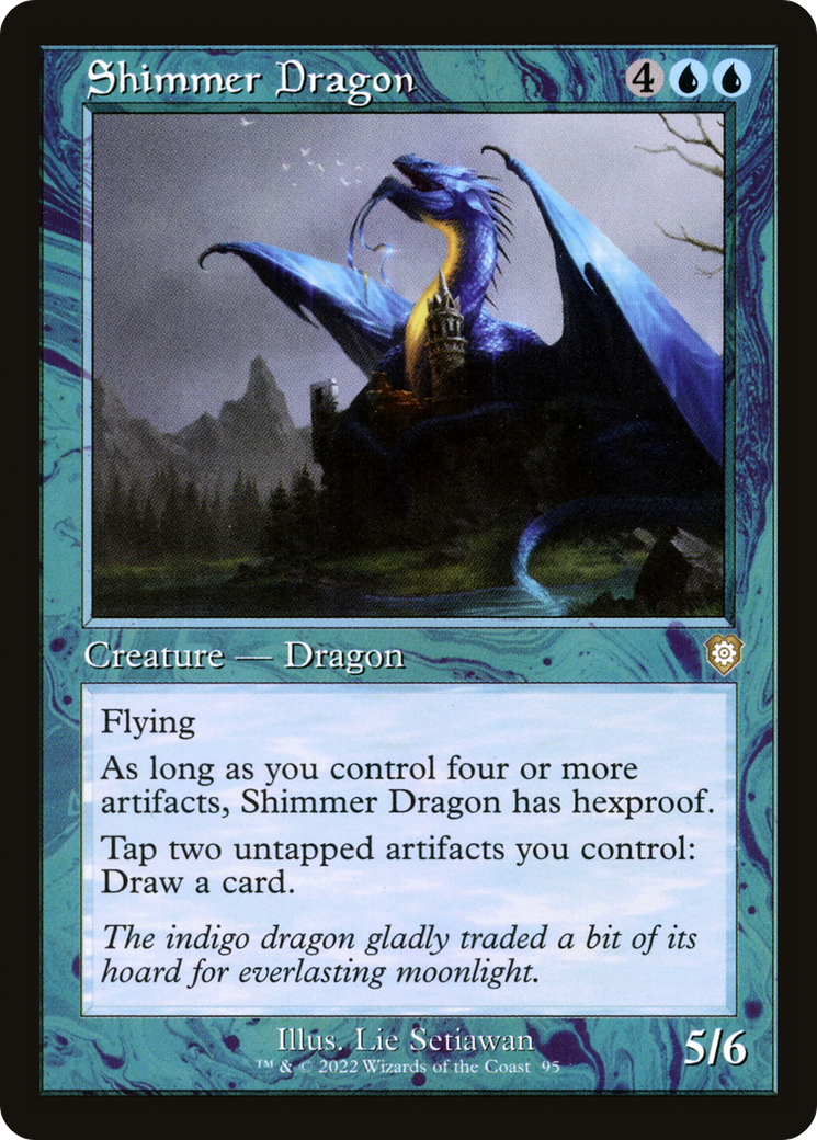 Shimmer Dragon (Retro) [The Brothers' War Commander]-1