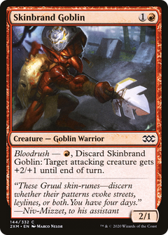Skinbrand Goblin [Double Masters]-1