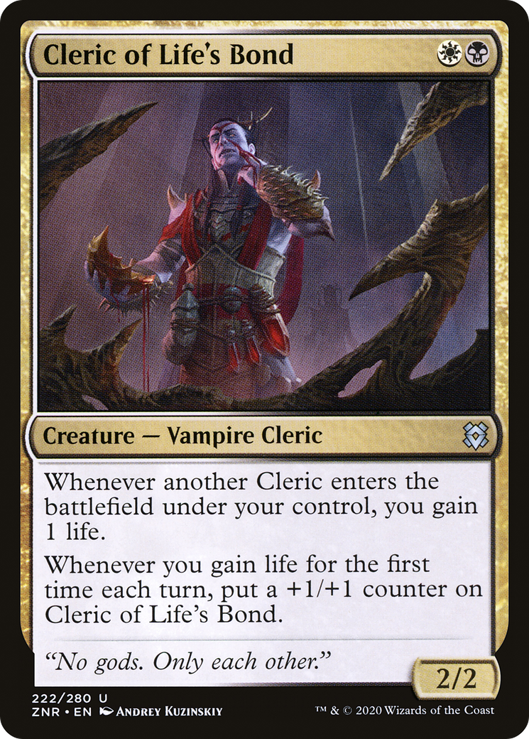 Cleric of Life's Bond [Zendikar Rising]-1