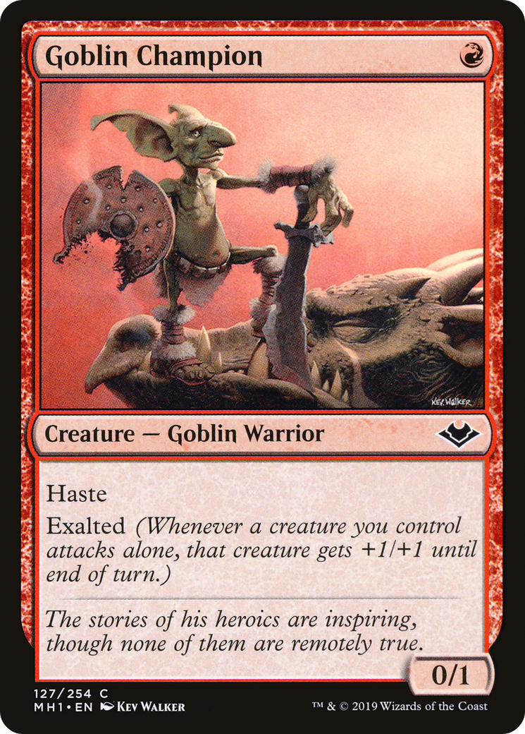 Goblin Champion [Modern Horizons]-1