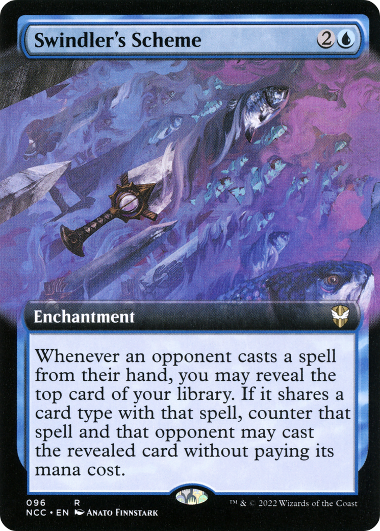 Swindler's Scheme (Extended Art) [Streets of New Capenna Commander]-1