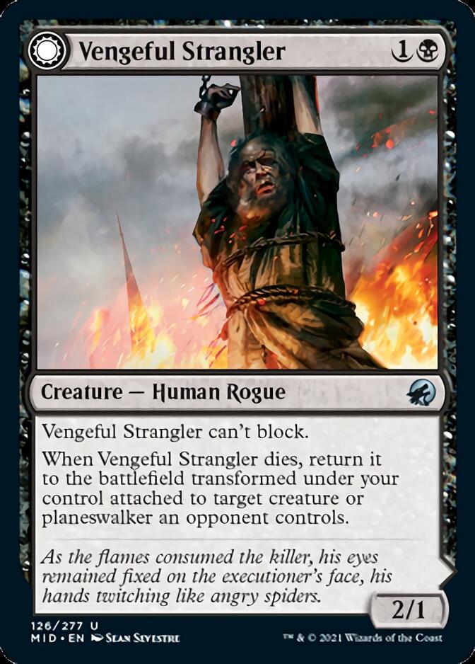 Vengeful Strangler // Strangling Grasp [Innistrad: Midnight Hunt]-1