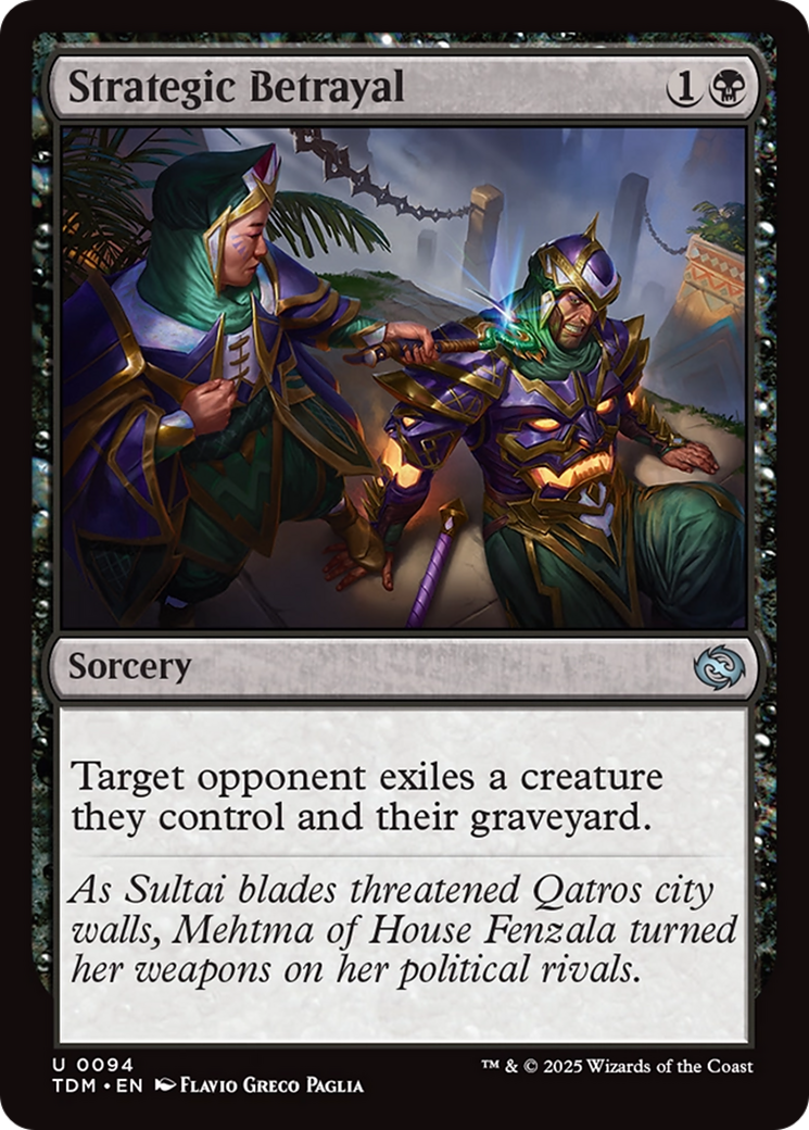 Strategic Betrayal [Tarkir: Dragonstorm]-1