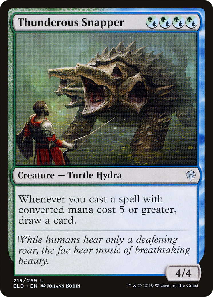 Thunderous Snapper [Throne of Eldraine]-1