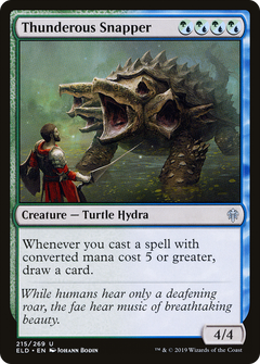 Thunderous Snapper [Throne of Eldraine]-1
