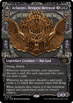 Aclazotz, Deepest Betrayal // Temple of the Dead (Showcase) [The Lost Caverns of Ixalan]-3