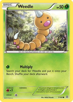 Weedle (1/160) [XY: Primal Clash]-1