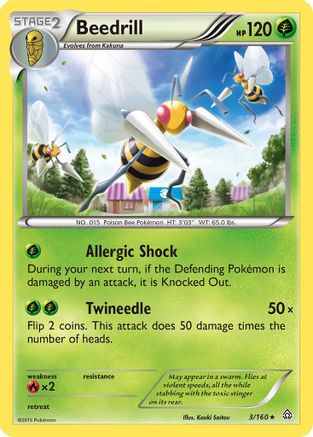 Beedrill (3/160) [XY: Primal Clash]-1