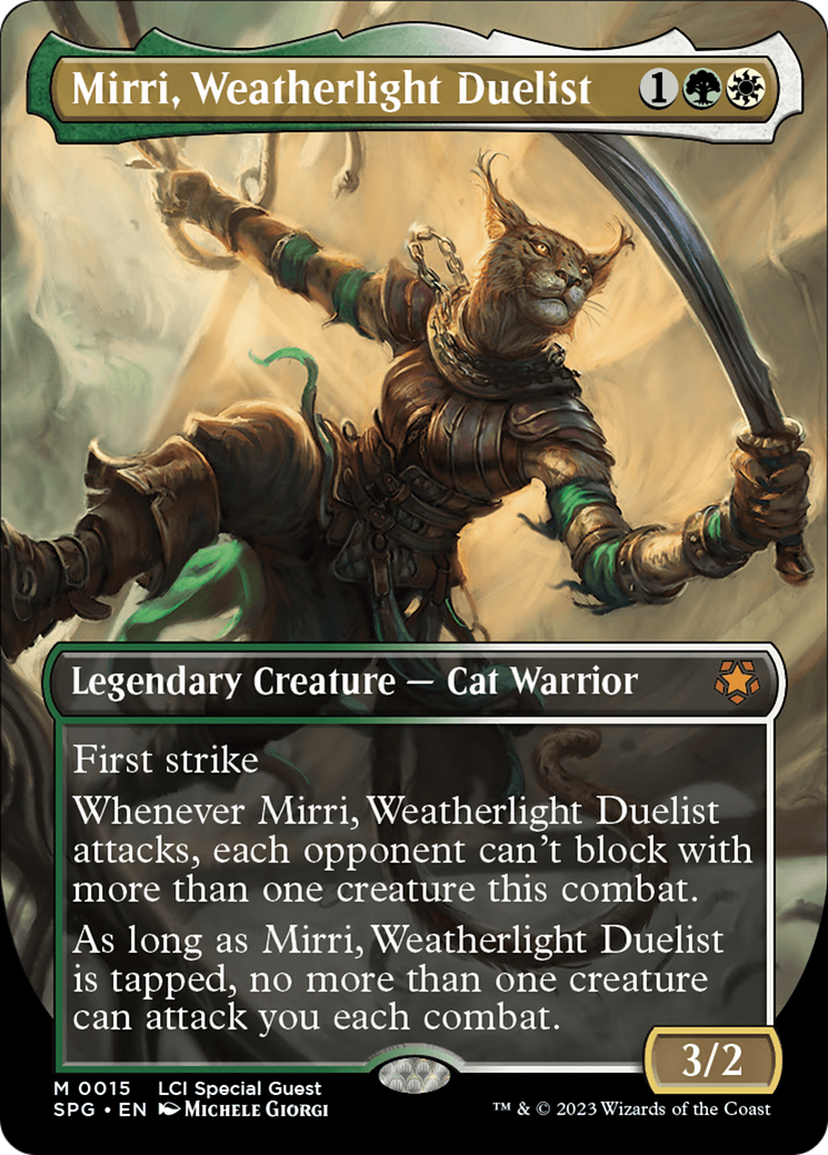 Mirri, Weatherlight Duelist (Borderless) [The Lost Caverns of Ixalan Special Guests]-1