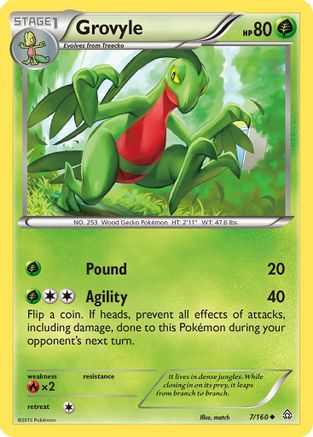 Grovyle (7/160) [XY: Primal Clash]-1