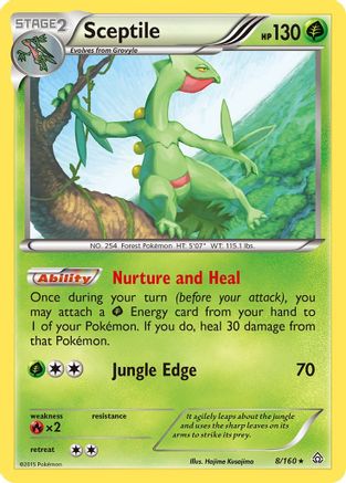 Sceptile (8/160) [XY: Primal Clash]-1