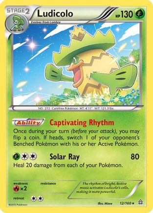 Ludicolo (12/160) [XY: Primal Clash]-1