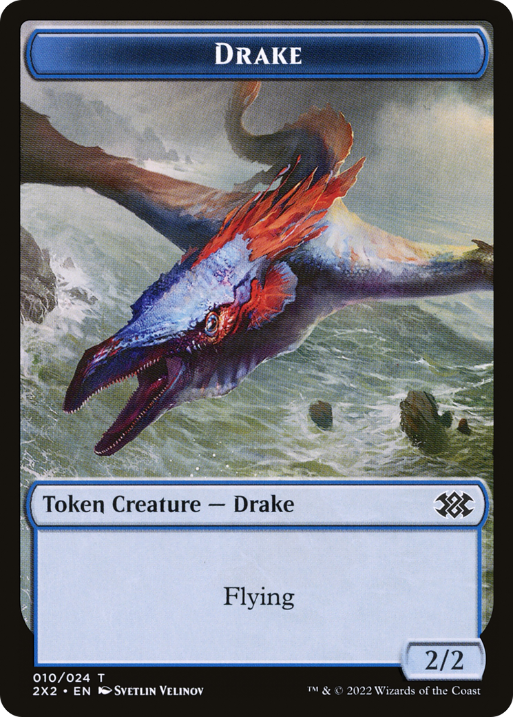 Drake (T2X2-010) - Double Masters 2022 Tokens-1