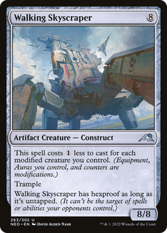 Walking Skyscraper (NEO-263) - Kamigawa: Neon Dynasty Foil-1