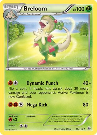 Breloom (16/160) [XY: Primal Clash]-1