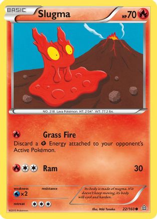 Slugma (22/160) [XY: Primal Clash]-1