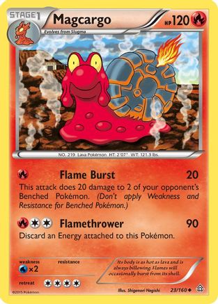 Magcargo (23/160) [XY: Primal Clash]-1