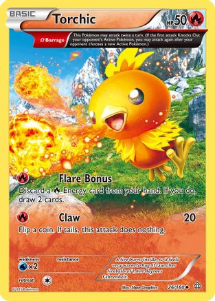 Torchic (26/160) [XY: Primal Clash]-1