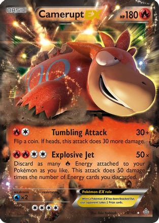 Camerupt EX (29/160) [XY: Primal Clash]-1