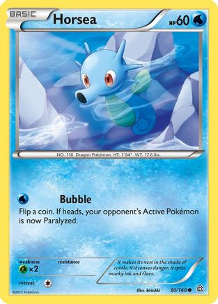 Horsea (30/160) [XY: Primal Clash]-1
